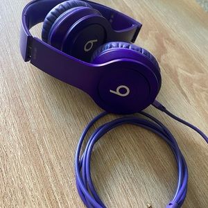 Limited edition purple beats headphones